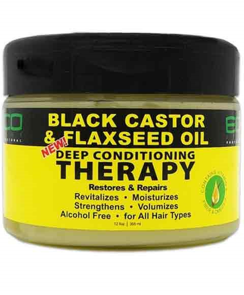 Eco Style Black Castor And Flaxseed Oil