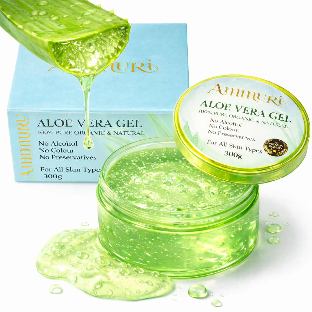 Aloe Vera Gel 300g Jar – Face, Body & Hair