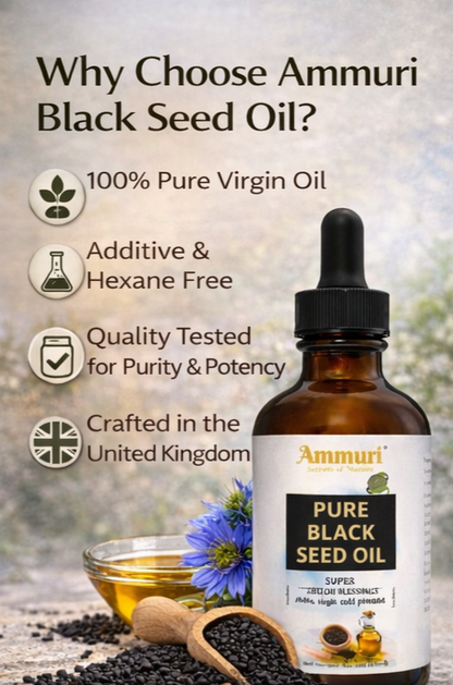 Cold-Pressed Black Seed Oil for Skin & Hair