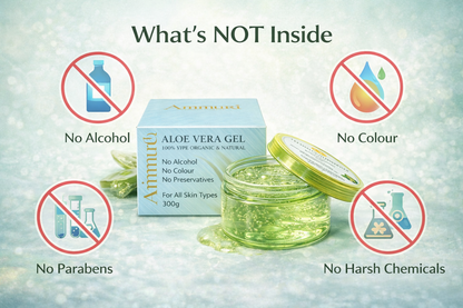 Aloe Vera Gel 300g Jar – Face, Body & Hair