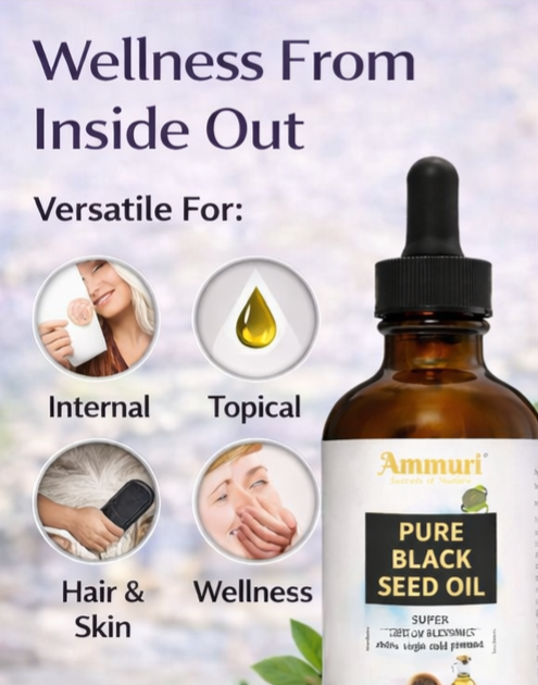Cold-Pressed Black Seed Oil for Skin & Hair